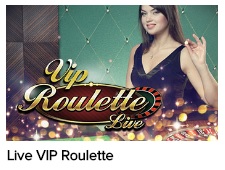Een van de live VIP tafels is een VIP roulette tafel