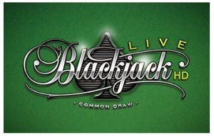 Een van de soorten live blackjack tafels van Oranje Casino is die van Common Draw
