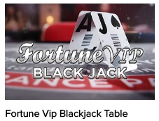 Fortune VIP Black Jack bij CasinoEuro