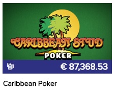 Probeer gratis Caribbean Stud Poker in het gratis CasinoEuro