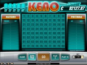 Speel online bingo of probeer keno en win een jackpot