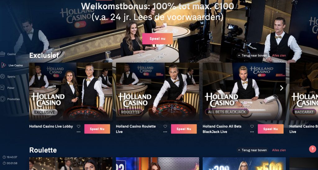 holland casino online spellen